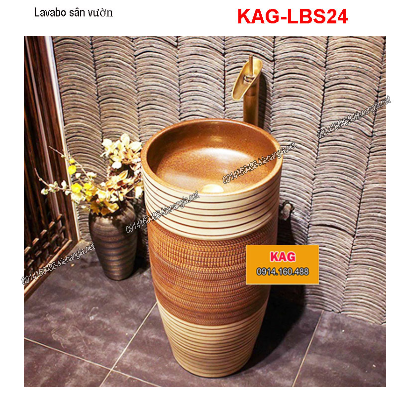 Chậu lavabo sân vườn độc đáo KAG-LBS24