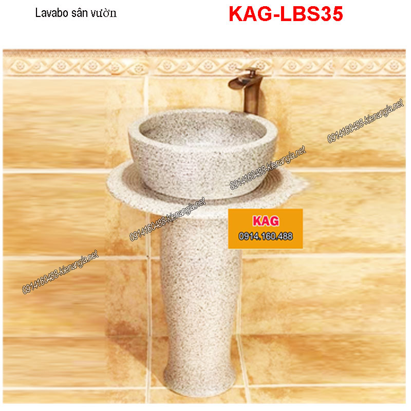 Chậu lavabo sân vườn độc đáo KAG-LBS35