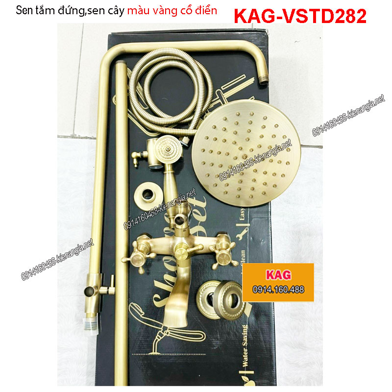 Sen tắm đứng vàng cổ điển KAG-VSTD282