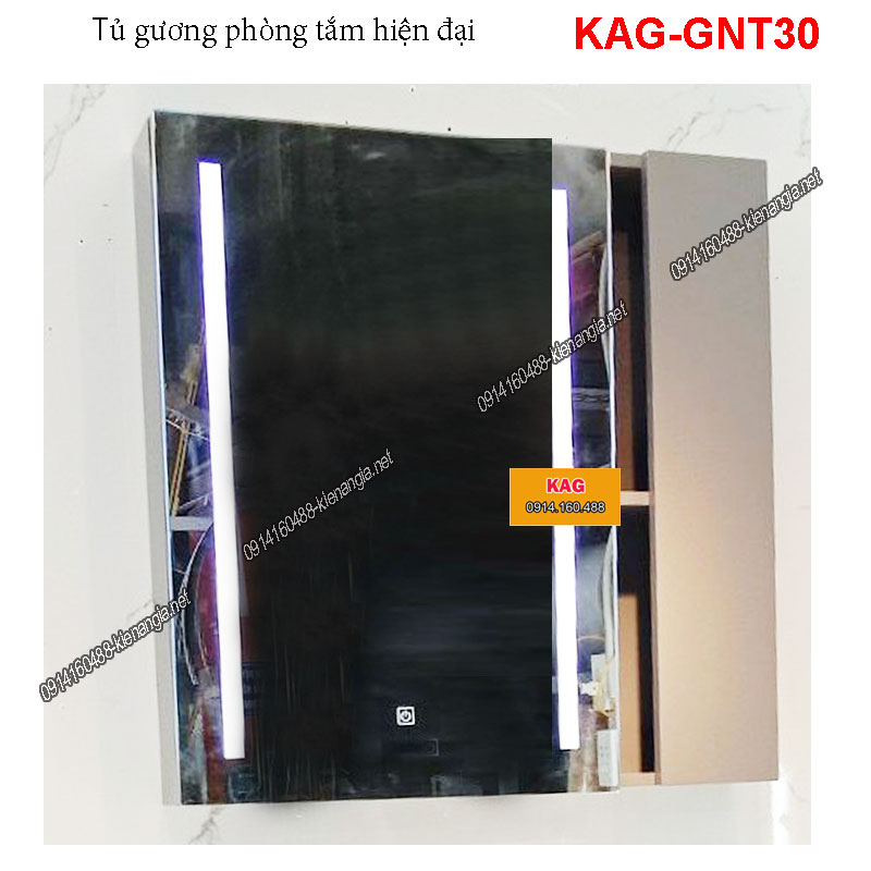 Tủ gương phòng tắm hiện đại KAG-GNT30