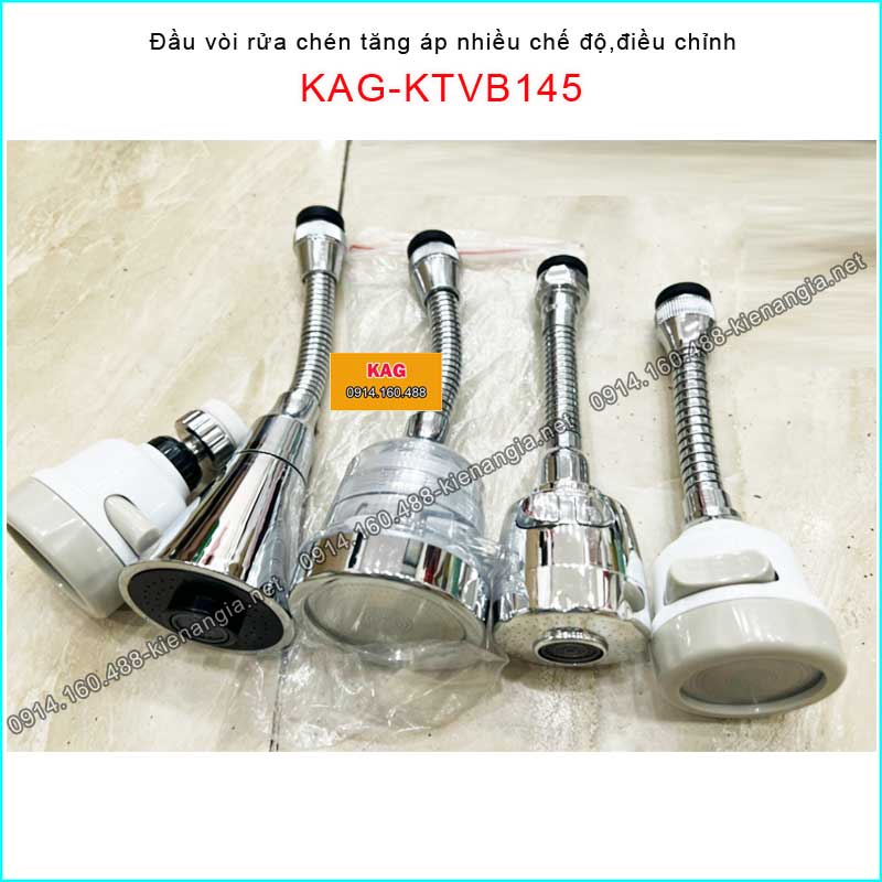 Đầu vòi rửa chén tăng áp nhiều chế độ KAG-KTVB145