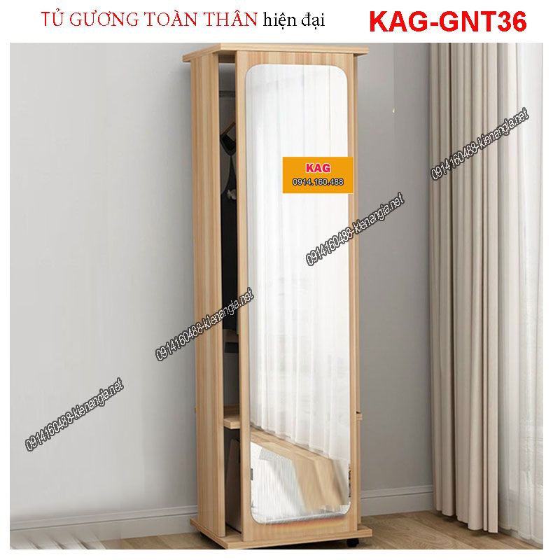 Tủ gương Toàn thân phòng tắm,phòng ngủ hiện đại KAG-GNT36