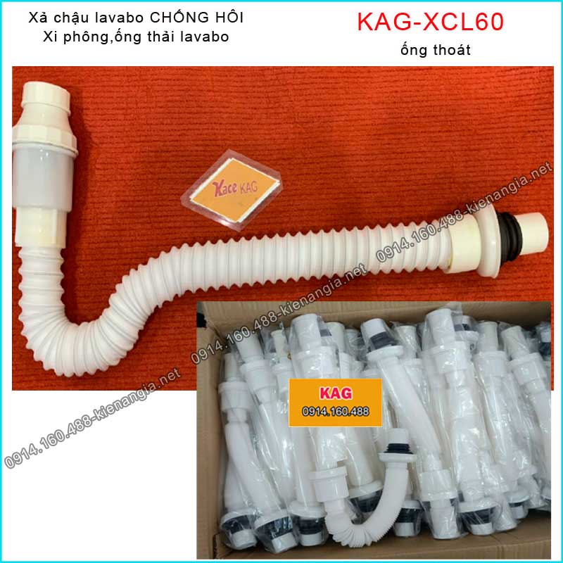 ống thoát lò xo nhựa chậu lavabo KAG-XCL60