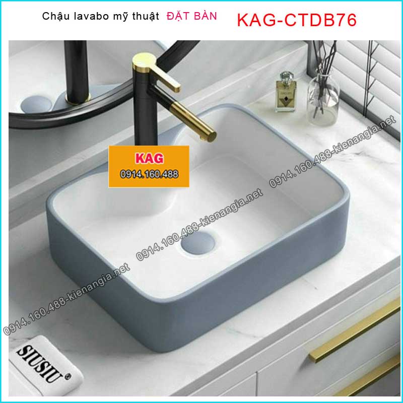 Chậu lavabo đặt bàn KAG-CTDB76