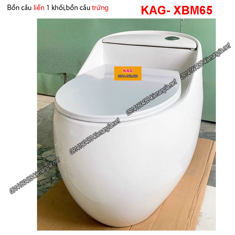 Bồn cầu trứng trắng KAG-XBM65