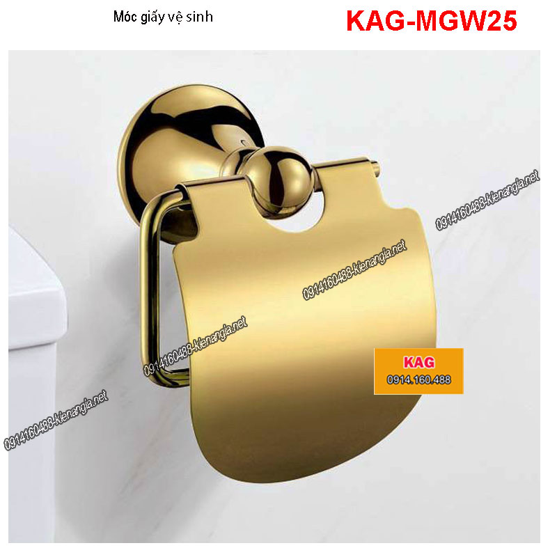 Móc giấy vệ sinh màu vàng KAG-MGW25
