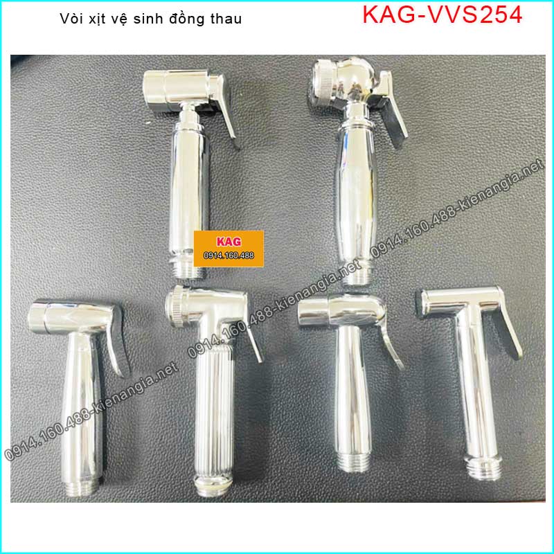 Vòi xịt vệ sinh đồng thau KAG-VVS254