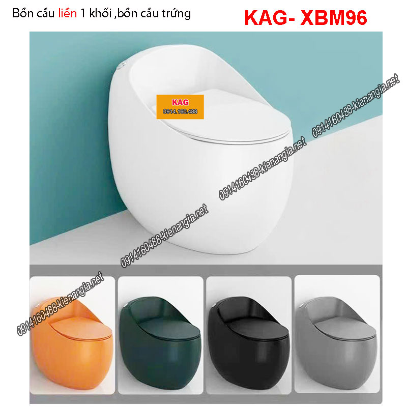 Bồn cầu trứng đa màu KAG-XBM96