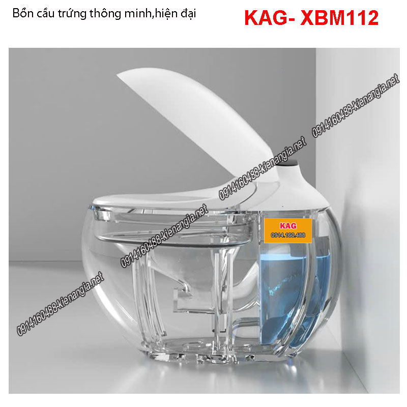 Bồn cầu trứng điện tử thông minh hiện đại KAG-XBM112