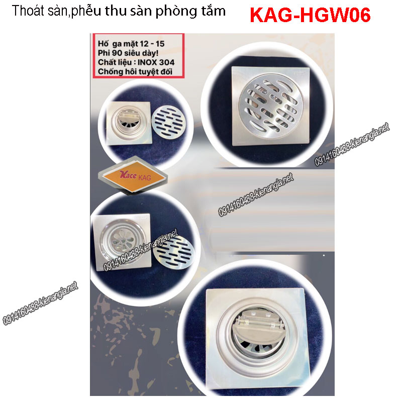 Thoát sàn chống hôi côn trùng KAG-HGW06