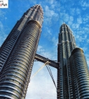 Tháp đôi Malaysia - bộ xếp hình