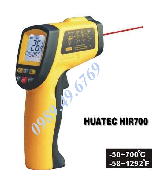 Súng đo nhiệt độ bằng hồng ngoại Huatec HIR700 (-50 ~ 700℃)