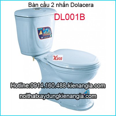 Bồn cầu Dolacera 2 nhấn giá rẻ DL001B