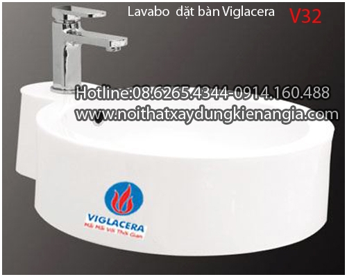 Lavabo đặt bàn Vigalcera V32