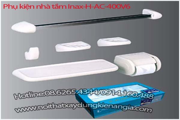 Bộ phụ kiện phòng tắm bằng sứ INAX H-AC400V6