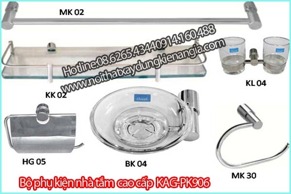 Bộ phụ kiện phòng tắm KAG-PK906