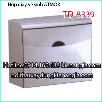 Hộp giấy vệ sinh inox ATMOR TD8339