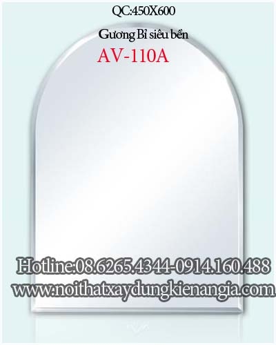 Kính nhà tắm Tân An Vinh 450x600 AV110A
