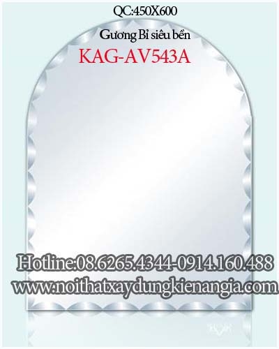 Gương soi phòng tắm Tân An Vinh 450x600 KAG-AV543A
