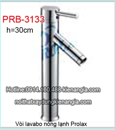 Vòi lavabo nóng lạnh Thái Lan Prolax KAG-PRB-3133 vòi ống điếu cao 30cm