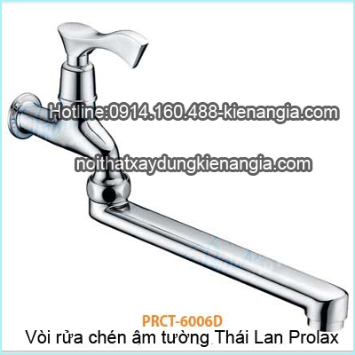 Vòi rửa sàn nước,vòi đơn gắn tường Prolax PRC-6006D