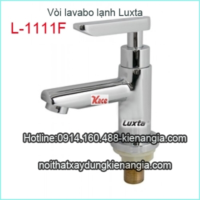 Vòi lavabo lạnh Luxta KAG-L1111F tay gạt thân tròn đẹp