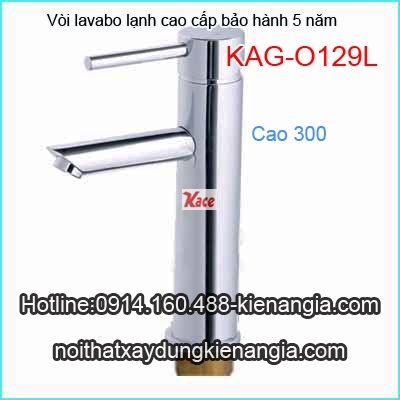 Vòi lavabo lạnh đặt bàn cao cấp KAG-O129L
