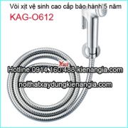 Vòi xịt vệ sinh công nhệ Mỹ KAG-O612