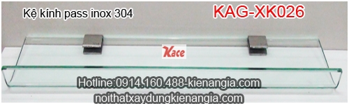 Kệ gương pass inox 304 KAG-XK026