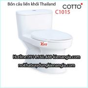 Bồn cầu 1 khối nhâp khẩu Thái Lan Cotto C1015