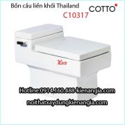 Bồn cầu 1 khối Thái Lan Cotto C10317