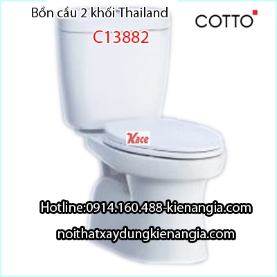 Bồn cầu Cotto Thailand 2 khối C13882