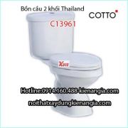 Bồn cầu Cotto Thailand 2 khối C13961