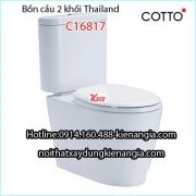 Bồn cầu Cotto Thailand giả khối C16817