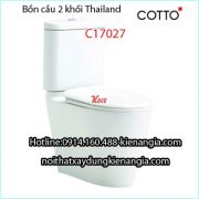 Bồn cầu Cotto Thailand giả khối C17027