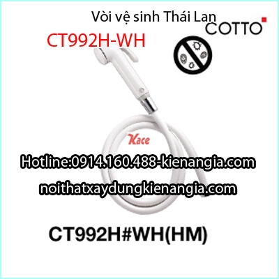 Vòi vệ sinh nhựa Thailand-Cotto-CT992H-WH