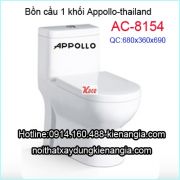 Bồn cầu  liền khối  Thái Lan Appollo AC-8154