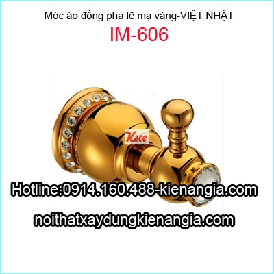 Móc áo đồng mạ vàng Việt Nhật KAG-IM606