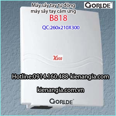 Máy sấy tay cảm ứng Gordle B818