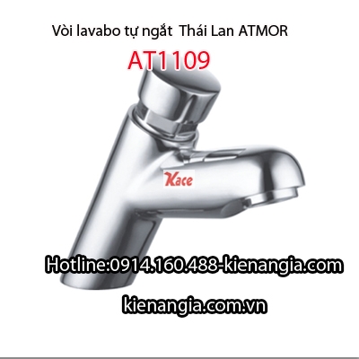 Vòi chậu lavabo tự ngắt Thailand ATMOR AT1109