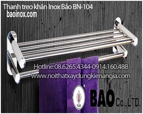 Giá treo khăn INOX BẢO BN-104