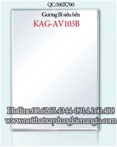Gương kính Tân An Vinh 500x700 KAG-AV103B