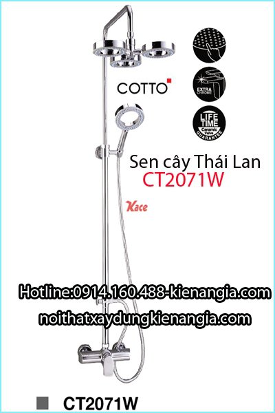Sen cây-vòi tắm đứng Thái lan Cotto-CT2071W