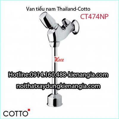 Van xả tiểu nam Thailand Cotto CT474NP