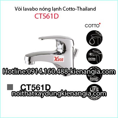 Vòi chậu lavabo Thailand-Cotto-CT561D
