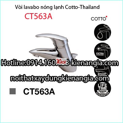Vòi chậu lavabo Thailand-Cotto-CT563A