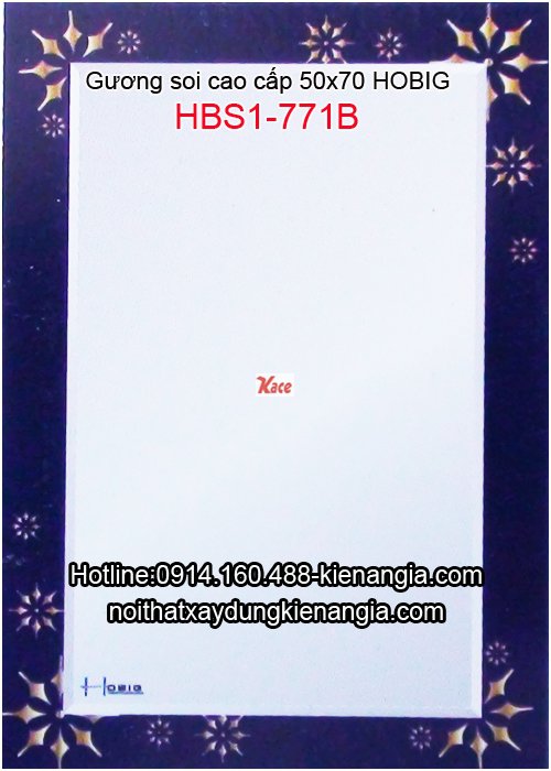 Gương nghệ thuật Hobig 500x700 HBS1-771B