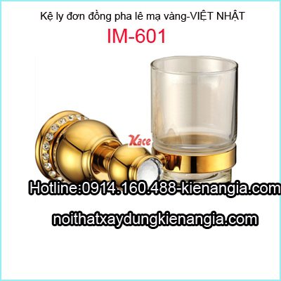 Kệ ly đồng mạ vàng Việt Nhật IM-601