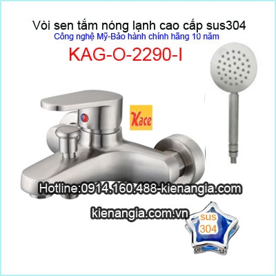Sen tắm nóng lạnh sus 304 công nghệ Mỹ KAG-O2290I