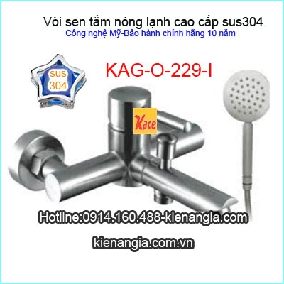 Sen tắm nóng lạnh sus 304 công nghệ Mỹ KAG-O229I
